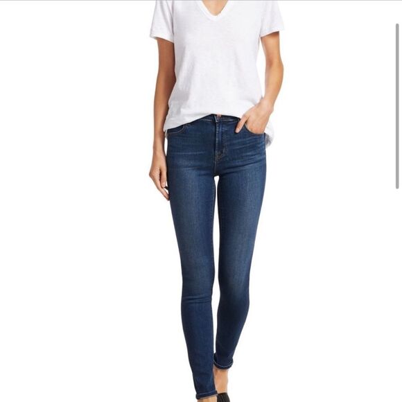 J Brand Maria After Dark High Rise Skinny Jean - Picture 1 of 10